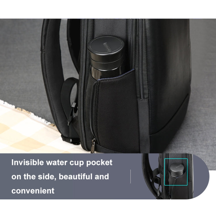 Bopai Zaino impermeabile per laptop con porta USB Type-C