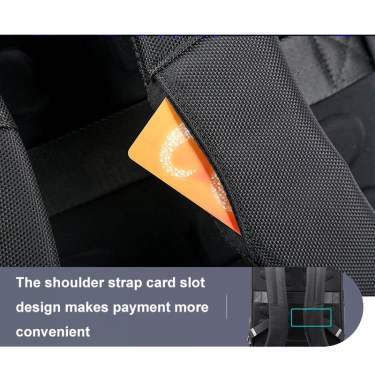Bopai Zaino impermeabile per laptop con porta USB Type-C