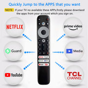 Per il telecomando a infrarossi per Smart TV TCL FMR1