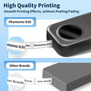 Phomemo D30 Stampante termica per etichette Mini macchina per etichette portatile Bluetooth, With 1 Roll Paper White, With 1 Roll Paper Black, With 1 Roll Paper Gray, With 3 Rolls Paper White, With 3 Rolls Paper Pink, With 3 Rolls Paper Green          ...