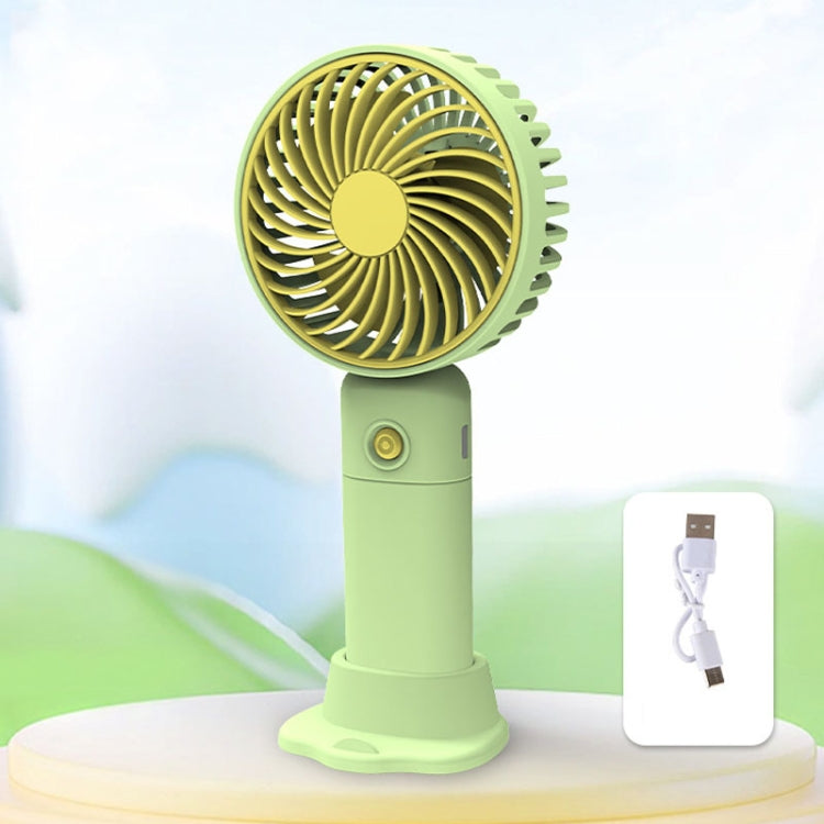 Ventilatore da tavolo con ricarica USB, piccolo, portatile, supporto per telefono cellulare, ventilatore portatile