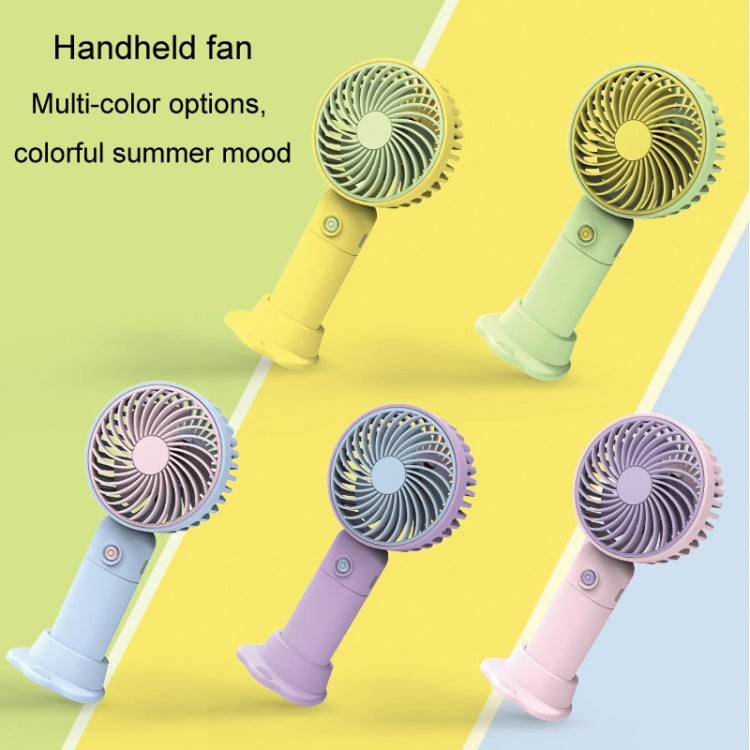 Ventilatore da tavolo con ricarica USB, piccolo, portatile, supporto per telefono cellulare, ventilatore portatile