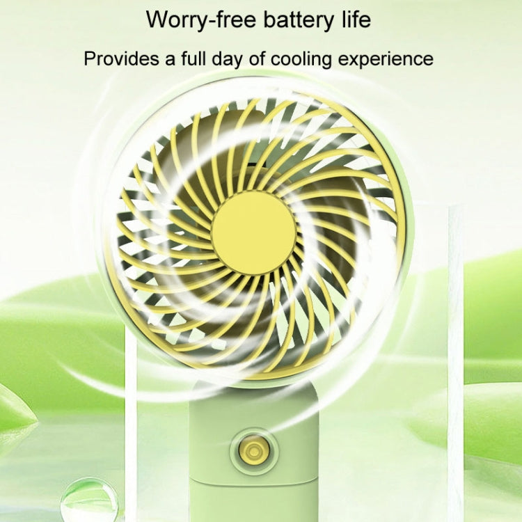 Ventilatore da tavolo con ricarica USB, piccolo, portatile, supporto per telefono cellulare, ventilatore portatile