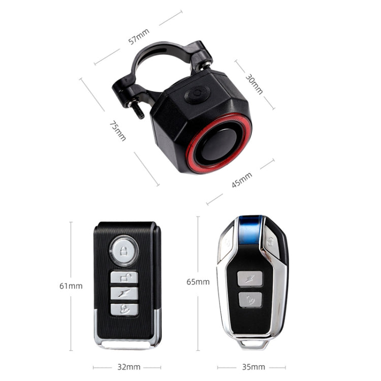 Luce posteriore intelligente per bicicletta, allarme antifurto, luce di avvertimento dei freni, WL03C Remote Control, WL03C Set + Silicone Remote Control, WL09C Remote Control