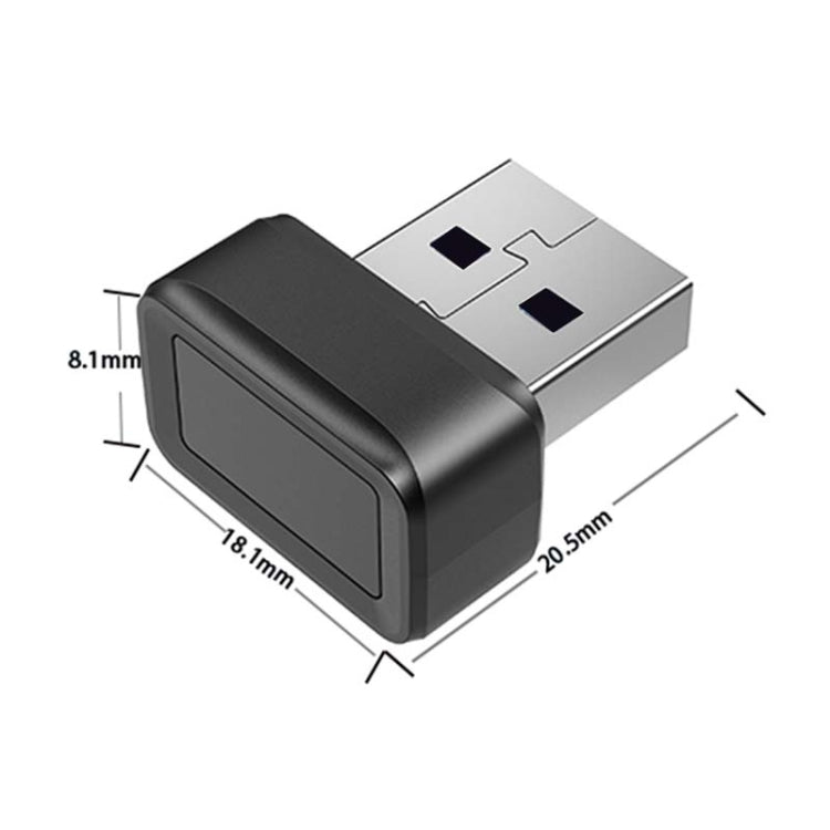 Chiave di sicurezza del lettore di impronte digitali Windows Hello per Windows 10/11, TRU5 Black, TRU5 Silver