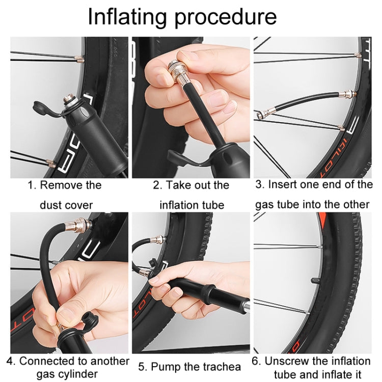 Accessori per gonfiatori portatili per mini pallacanestro domestici con pompa ad alta pressione per bicicletta