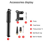 Accessori per gonfiatori portatili per mini pallacanestro domestici con pompa ad alta pressione per bicicletta
