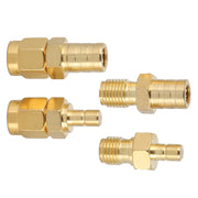 Adattatore RF SMA-SMB 4 in 1 Adattatore ad alta frequenza interamente in rame placcato oro, 4 In 1 SMA-SMB