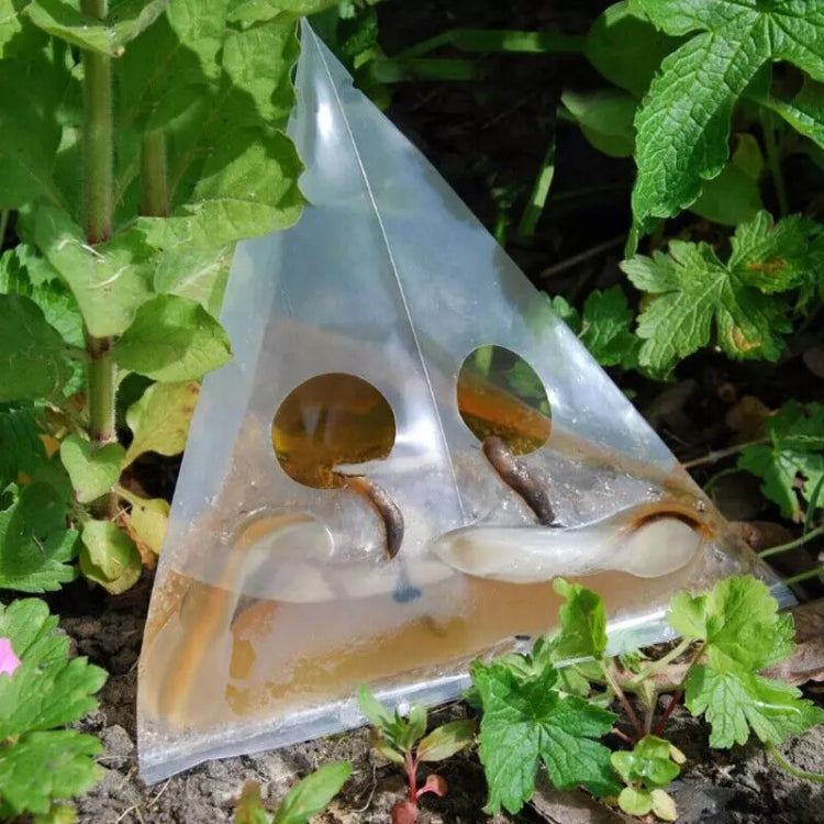 20 pz/pacchetto trappola per lumache sacchetto di plastica trasparente per orto e giardino