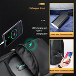Zaino Bopai 61-120511 con porta USB e Type-C