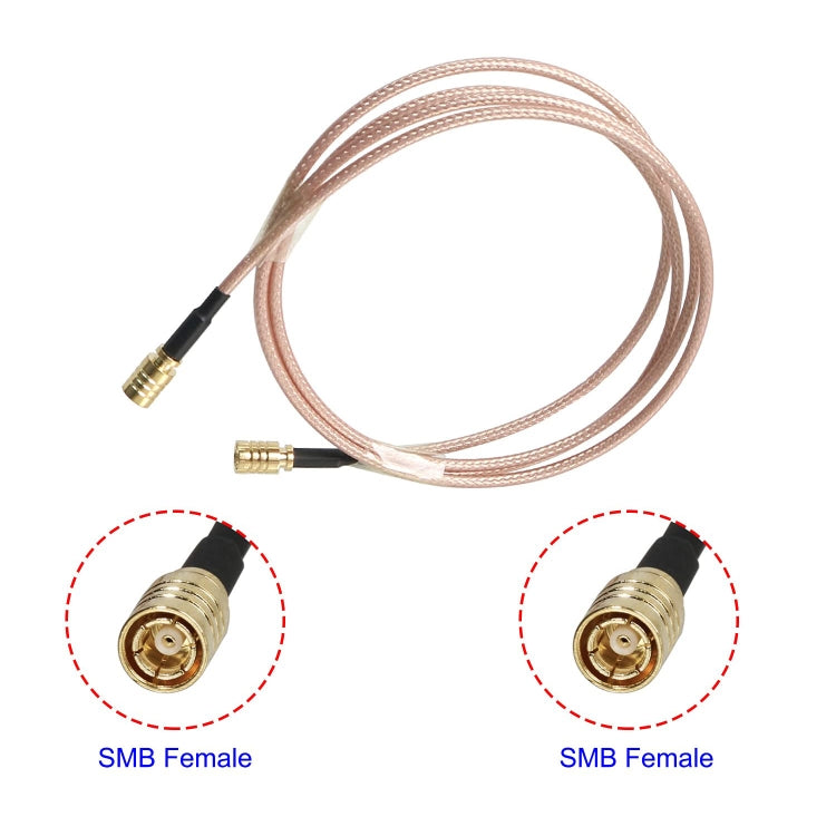 Cavo coassiale RG316 SMB femmina a SMB femmina, 10cm, 15cm, 20cm, 30cm