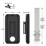 Per supporto per custodia per PC Apple Vision Pro con clip da cintura e accessorio per auricolare VR con tracolla, Black, White, Red, Blue, Mint Green