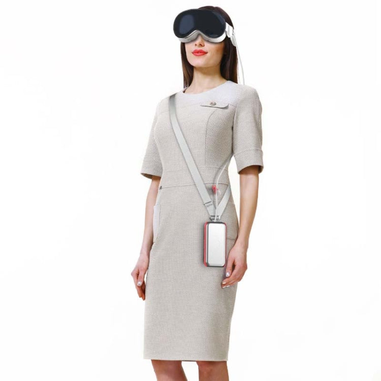 Custodia con clip e tracolla per batteria Apple Vision Pro
