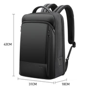 Bopai 61-53111 Zaino per laptop aziendale impermeabile di grande capacità con porta USB + tipo C, 61-53111