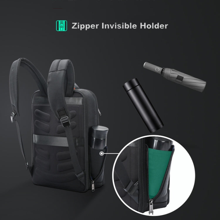 Bopai Zaino impermeabile per laptop 15,6" con porta USB