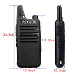 Retevis RT22 Interfono Wireless Mini 2W UHF 16 Canali