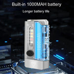 V10 Portachiavi portatile con luce USB ricaricabile Mini torcia luminosa