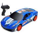 Giocattolo auto da corsa telecomandata elettrica 1:24 4WD Drift Light, SC24A01, SC24A02, SC24A03, SC24A04, SC24A05, SC24A06, SC24A07, SC24A08, SC24A09, SC24A10, SC24A11, SC24A12