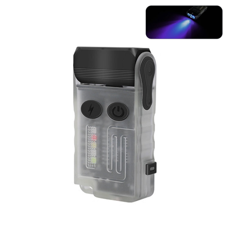 Mini torcia luminosa ricaricabile con luce portachiavi portatile V20