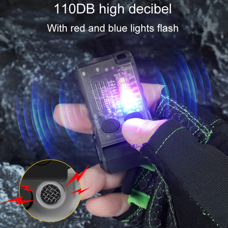 Mini torcia luminosa ricaricabile con luce portachiavi portatile V20