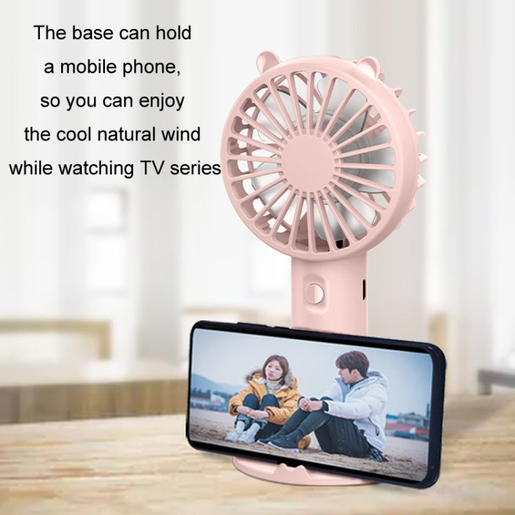 Supporto telefono da tavolo portatile con ventilatore USB