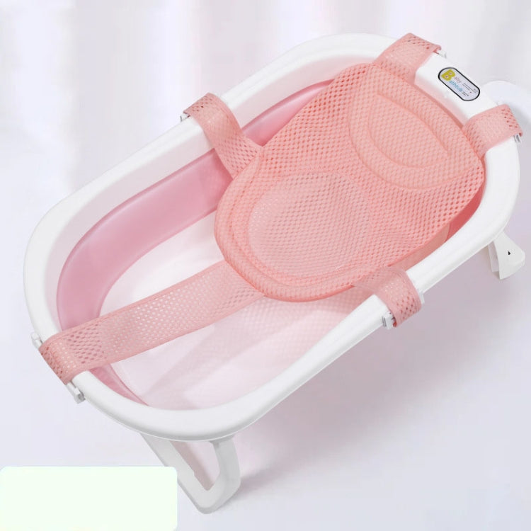 Supporto per vasca da bagno per neonati, rete di supporto per neonati, tappetino per doccia sospeso antiscivolo, 5 Buckle Blue, 5 Buckle Pink, 5 Buckle Green, T-type Blue, T-type Pink, T-type Green