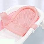 Supporto per vasca da bagno per neonati, rete di supporto per neonati, tappetino per doccia sospeso antiscivolo, 5 Buckle Blue, 5 Buckle Pink, 5 Buckle Green, T-type Blue, T-type Pink, T-type Green