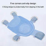 Supporto per vasca da bagno per neonati, rete di supporto per neonati, tappetino per doccia sospeso antiscivolo, 5 Buckle Blue, 5 Buckle Pink, 5 Buckle Green, T-type Blue, T-type Pink, T-type Green
