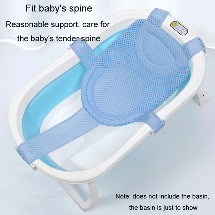 Supporto per vasca da bagno per neonati, rete di supporto per neonati, tappetino per doccia sospeso antiscivolo, 5 Buckle Blue, 5 Buckle Pink, 5 Buckle Green, T-type Blue, T-type Pink, T-type Green