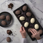 10 griglie stampo per cioccolato di Halloween a forma di cervello stampo per torta di cervello fatto in casa stampo per caramelle morbide fai da te, 10 Grids Brain