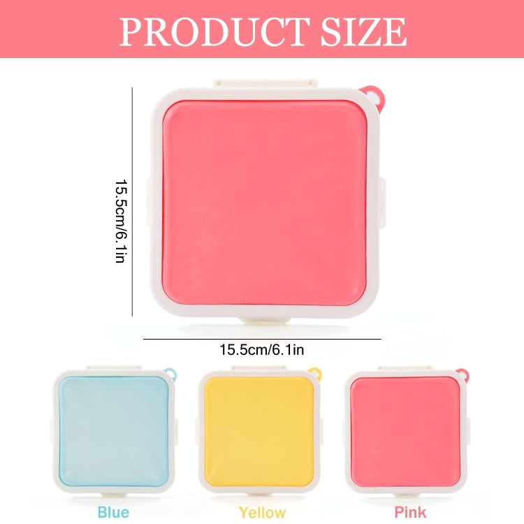 Scatola portapranzo portatile in silicone per conservare il pane fresco in sandwich