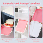 Scatola portapranzo portatile in silicone per conservare il pane fresco in sandwich