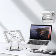Supporto per laptop in lega di alluminio con base girevole a 360 gradi,, s11