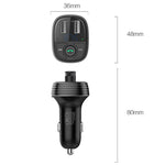 Ricevitore caricabatterie rapido Bluetooth per auto Caricabatterie automatico da uno a due accendisigari, S-10