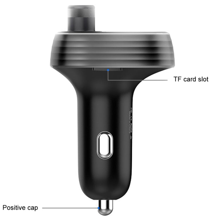 Ricevitore caricabatterie rapido Bluetooth per auto Caricabatterie automatico da uno a due accendisigari, S-10