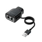 Splitter di rete RJ45 1 a 2 Sharer 1 in 2, Adaptor