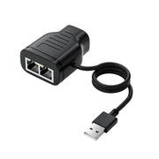 Splitter di rete RJ45 1 a 2 Sharer 1 in 2, Adaptor