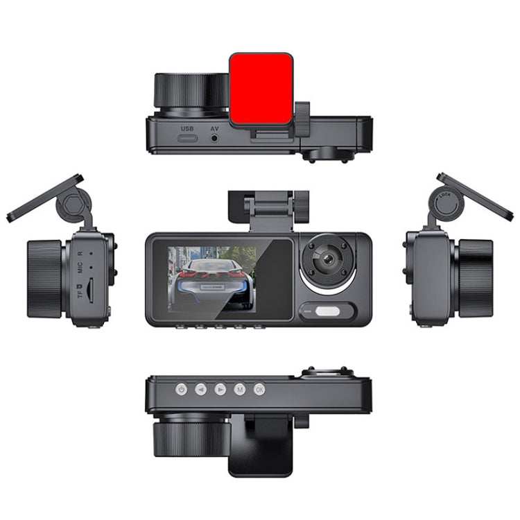 Registratore di guida con visione notturna ad alta definizione, Dual Recording No WIFI, Triple Recording No WIFI, Triple Recording With WIFI Mobile Playback, Dual Recording 2K+720P+GPS Track+WIFI Mobile Playback
