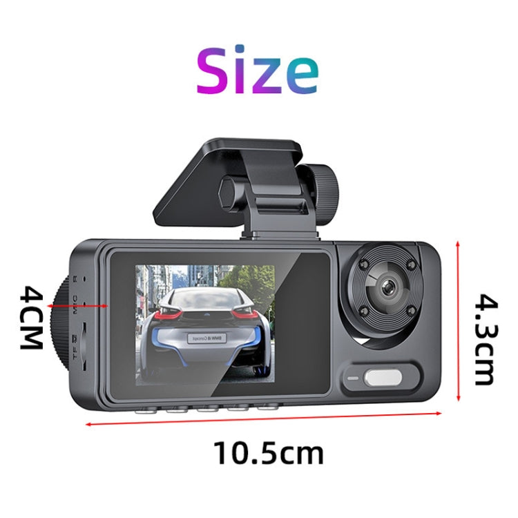 Registratore di guida con visione notturna ad alta definizione, Dual Recording No WIFI, Triple Recording No WIFI, Triple Recording With WIFI Mobile Playback, Dual Recording 2K+720P+GPS Track+WIFI Mobile Playback