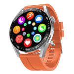HW28 Smartwatch per chiamate Bluetooth con monitoraggio della salute impermeabile IP67 da 1,39 pollici con pagamento NFC