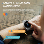 HW28 Smartwatch per chiamate Bluetooth con monitoraggio della salute impermeabile IP67 da 1,39 pollici con pagamento NFC