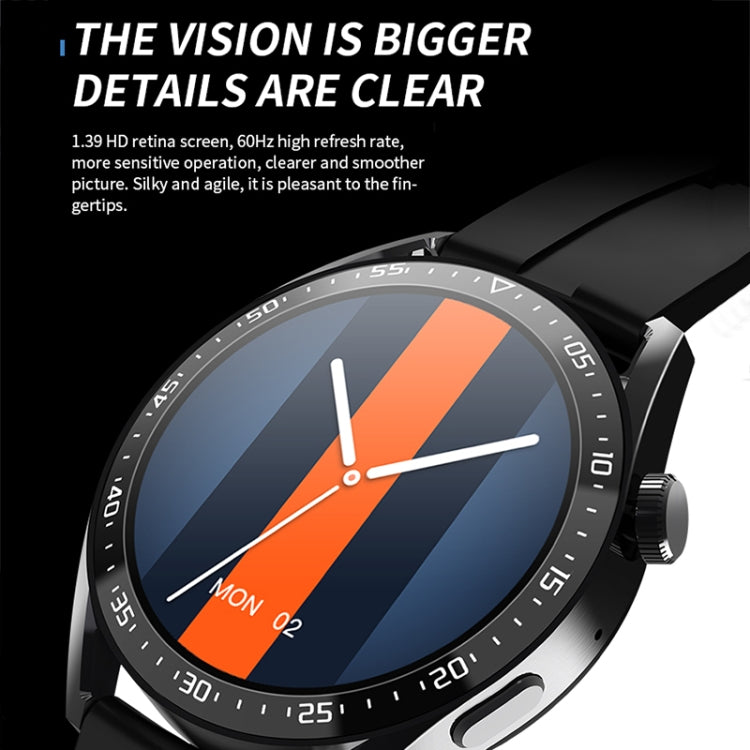 HW28 Smartwatch per chiamate Bluetooth con monitoraggio della salute impermeabile IP67 da 1,39 pollici con pagamento NFC