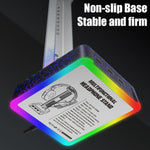 Z3 Cracked con 3 porte di espansione USB Supporto per cuffie Supporto per cuffie con luce ambientale RGB