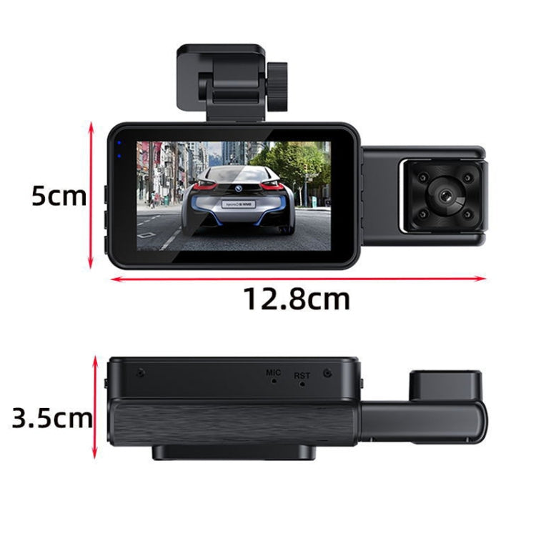 WIFI 3 Lens 1080P Night Vision Videoregistratore di guida