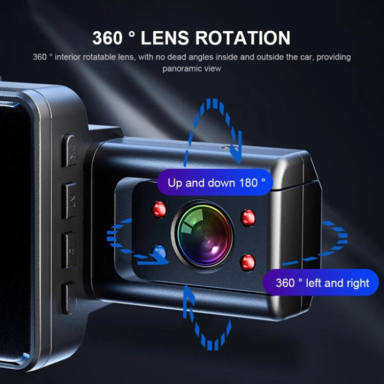 WIFI 3 Lens 1080P Night Vision Videoregistratore di guida