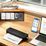 Stampante termica portatile wireless WiFi Bluetooth A4 203 DPI