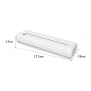 A4-XZ 203DPI A4 Home Stampante termica portatile intelligente wireless senza inchiostro, White, Black