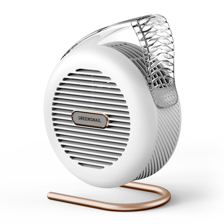 F5 USB Charging Colorful Lighting Effect Desktop Negative Ion Purification Air Fan, F5 (White)
