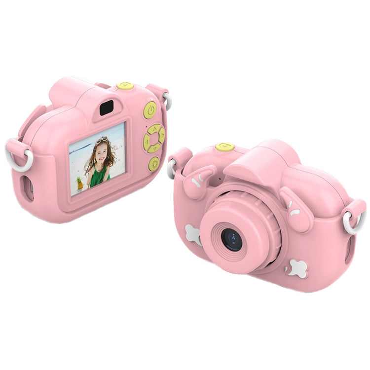 DC501 Fotocamera digitale HD con zoom 4X da 2,0 pollici Mini fotocamera per bambini, Pink, Blue, Yellow, Blue+32G, Yellow+32G