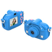 DC501 Fotocamera digitale HD con zoom 4X da 2,0 pollici Mini fotocamera per bambini, Pink, Blue, Yellow, Blue+32G, Yellow+32G